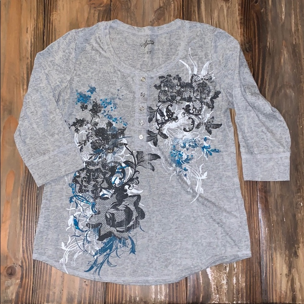 Long Sleeve Top by Style & Co. Sport